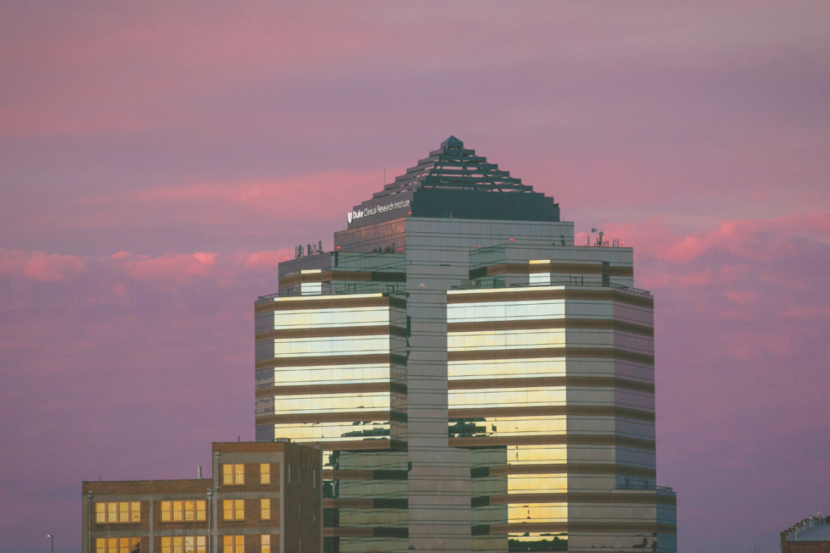 Image of Duke buildings in Downtown Durham